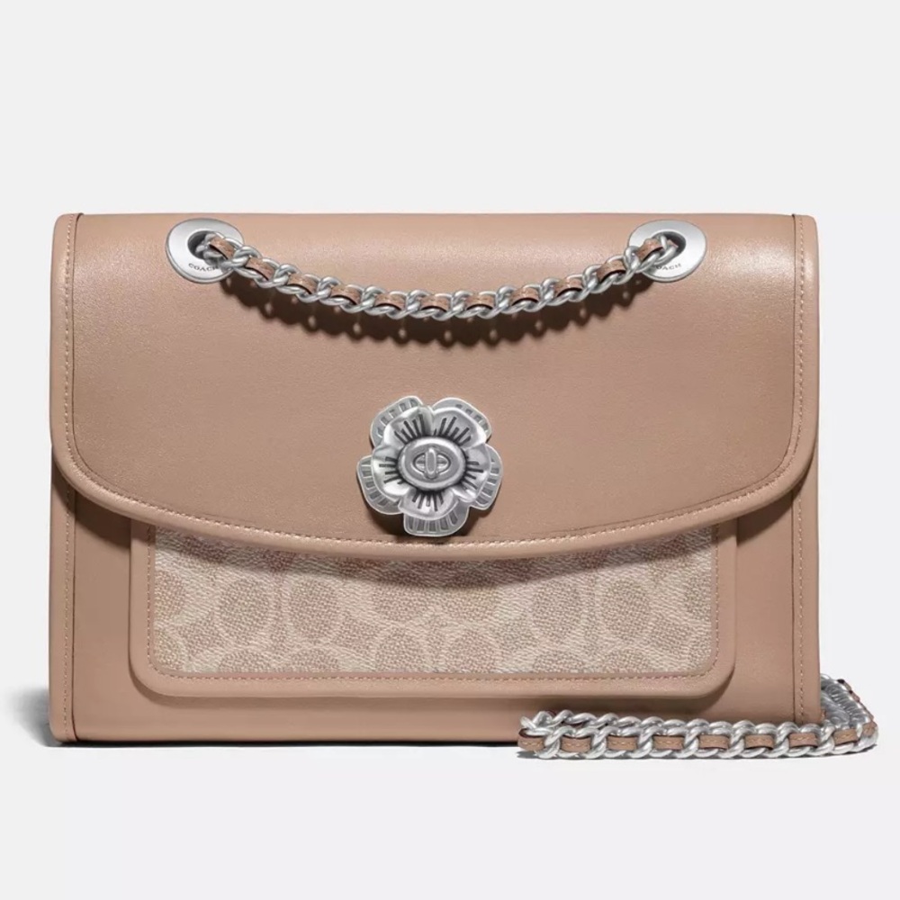 Coach Signature Parker in Sand Taupe, NWT